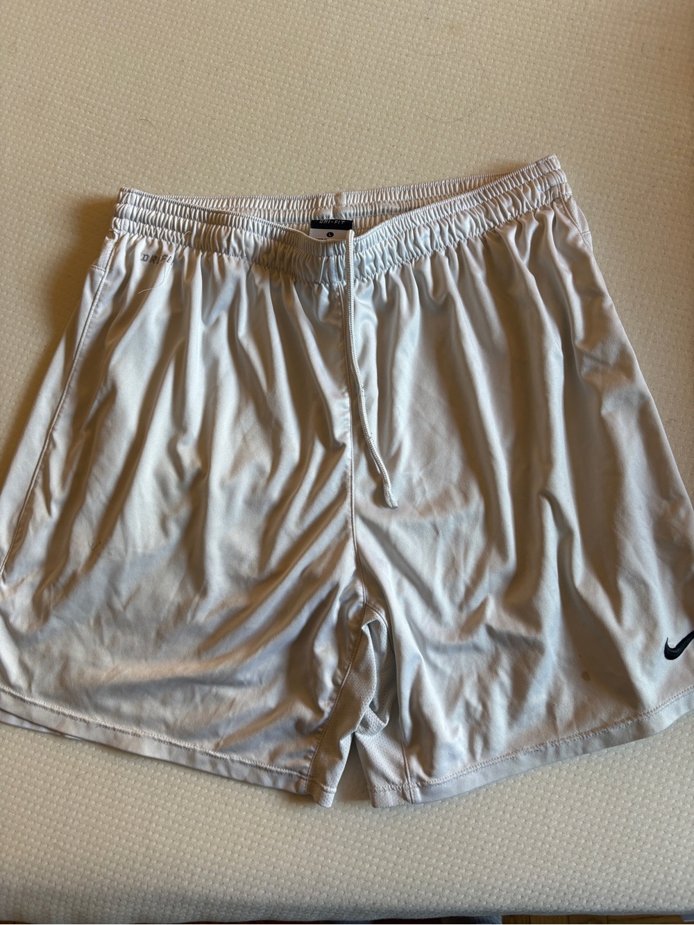 Nike Men’s White Athletic Training Shorts